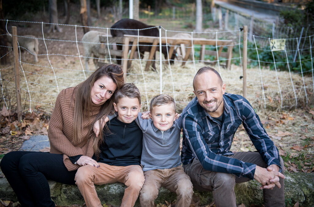 Photos de famille au Château de La Barben